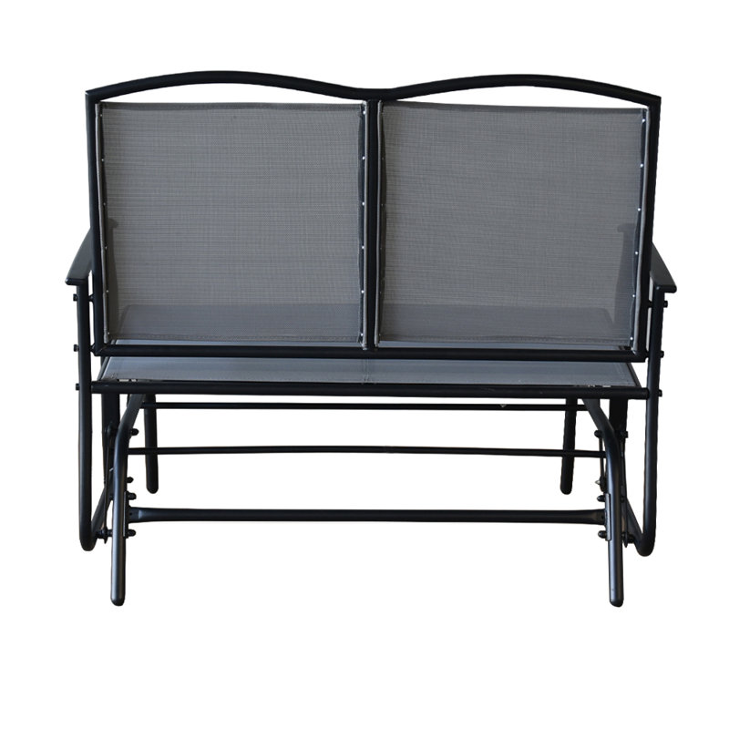 Bellini Outdoor Gliding Metal Bench Wayfair